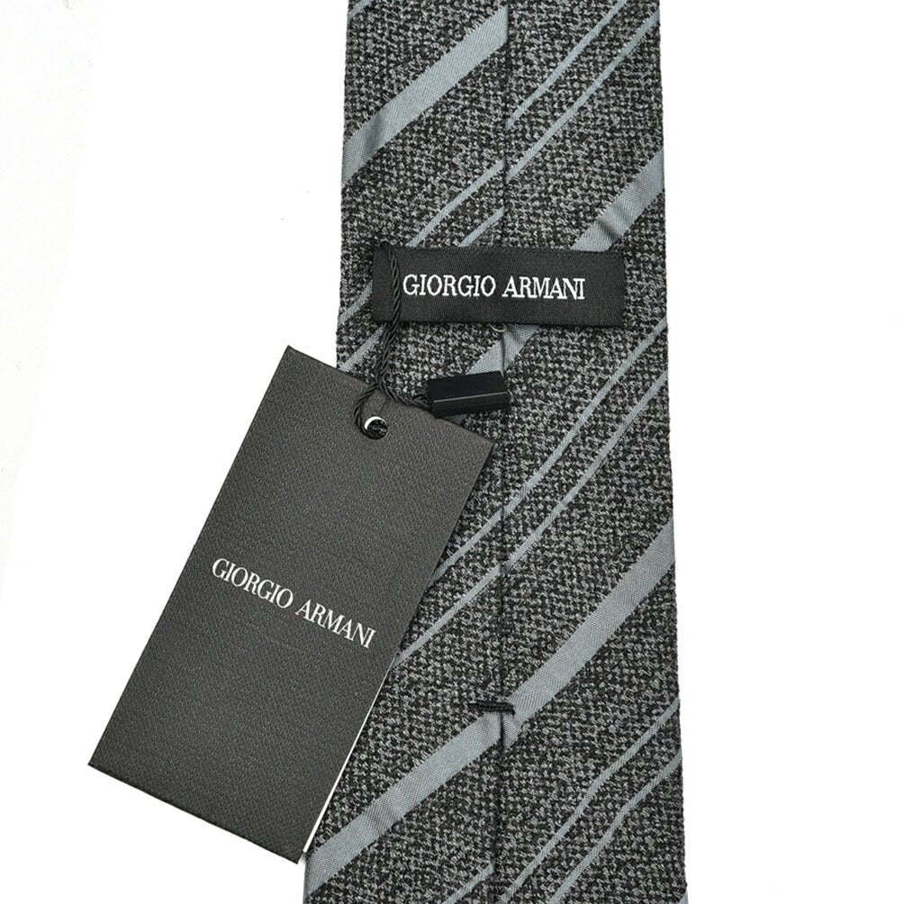 SALE｜GIORGIO ARMANI ビスコースシルク レジメンタルネクタイ｜GUARDAROBA MILANO OFFICIAL STORE