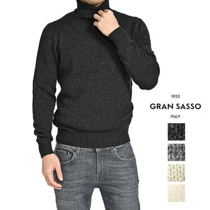 SALE｜GRAN SASSO ヴァージンウール100% タートルネックニットセーター｜GUARDAROBA MILANO OFFICIAL STORE