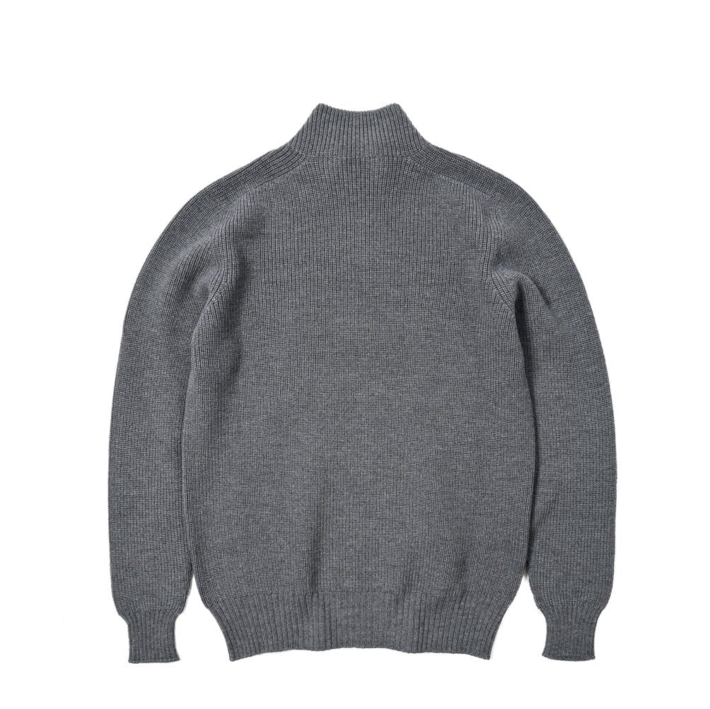 SALE｜GRAN SASSO ヴァージンウール100% ハーフジップミドルゲージニットセーター｜399721-B-46｜GUARDAROBA MILANO OFFICIAL STORE