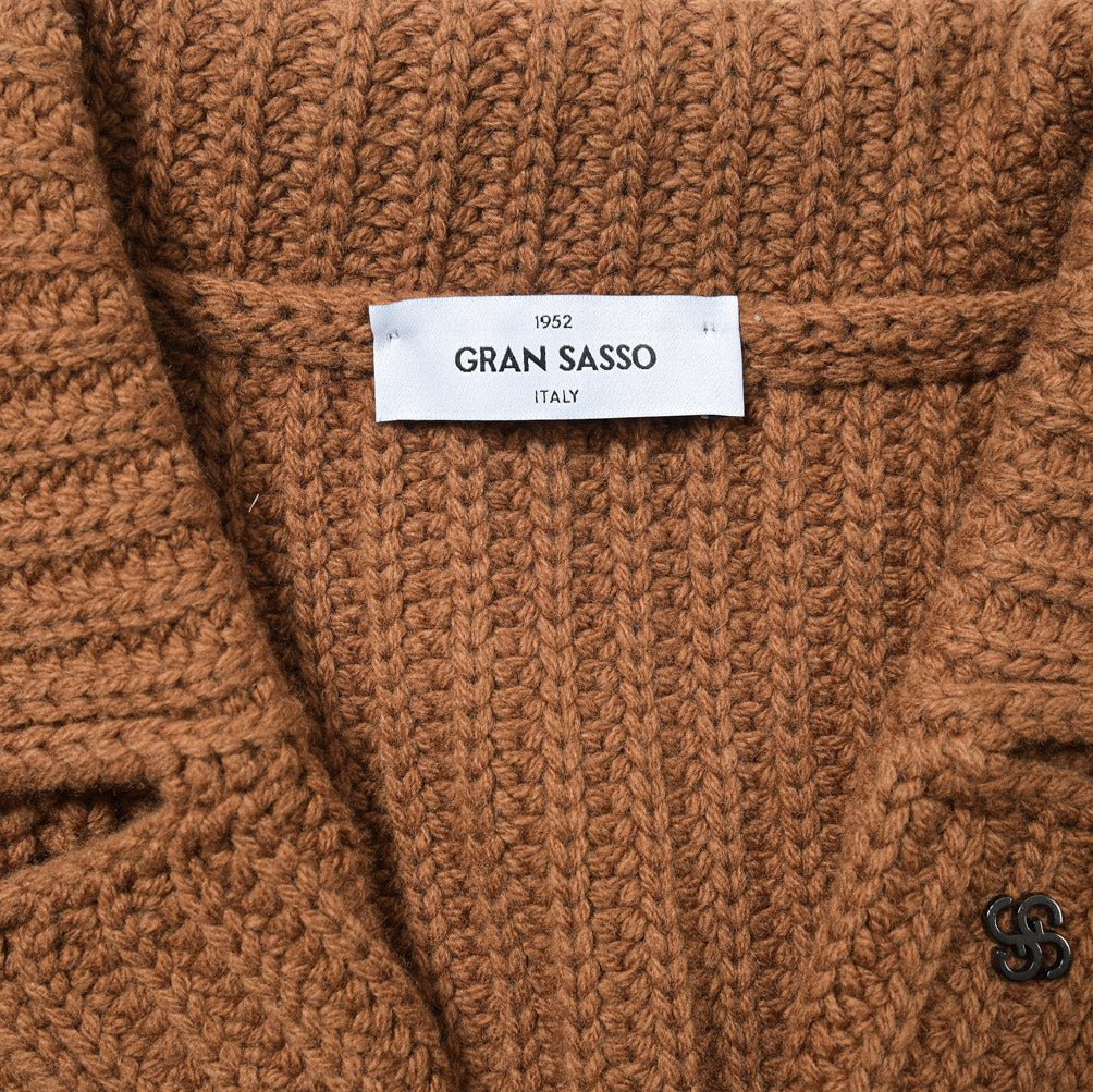 SALE｜GRAN SASSO ヴァージンウール100% 3Bシングルニットジャケット｜399528-B-50｜GUARDAROBA MILANO OFFICIAL STORE