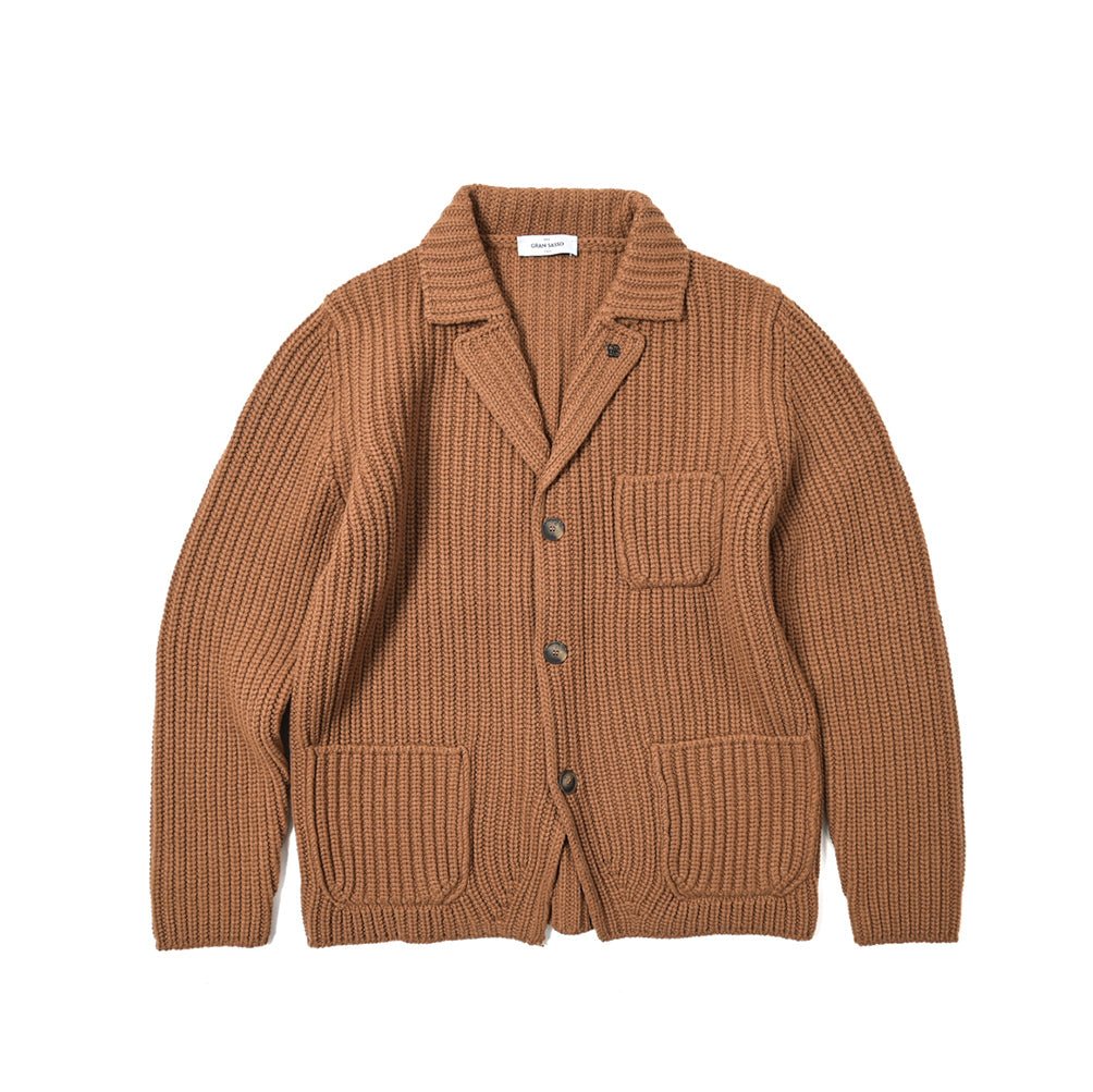 SALE｜GRAN SASSO ヴァージンウール100% 3Bシングルニットジャケット｜399528-B-50｜GUARDAROBA MILANO OFFICIAL STORE