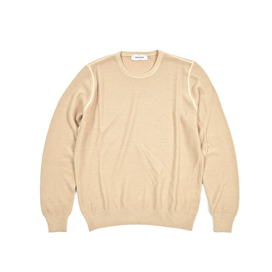 SALE｜GRAN SASSO ヴァージンウール100% クルーネックニットセーター｜422916 - 48｜GUARDAROBA MILANO OFFICIAL STORE