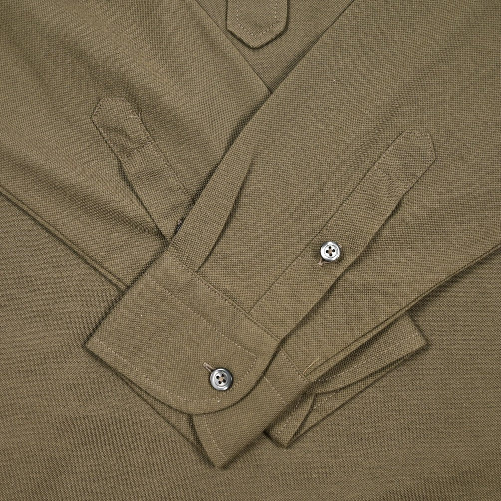 SALE｜GRAN SASSO コットン100% 長袖鹿の子ポロシャツ｜425771 - 48｜GUARDAROBA MILANO OFFICIAL STORE