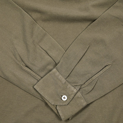 SALE｜GRAN SASSO コットン100% 長袖鹿の子ポロシャツ｜425781｜GUARDAROBA MILANO OFFICIAL STORE