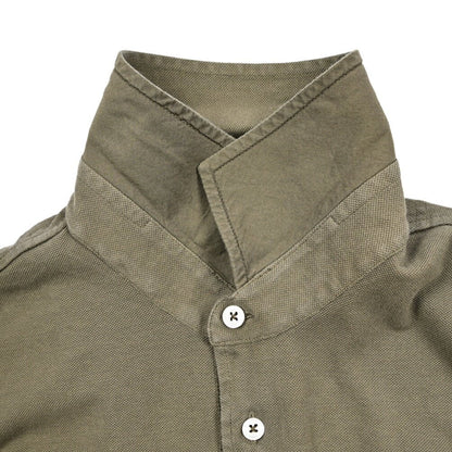 SALE｜GRAN SASSO コットン100% 長袖鹿の子ポロシャツ｜425781｜GUARDAROBA MILANO OFFICIAL STORE