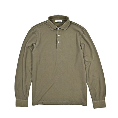 SALE｜GRAN SASSO コットン100% 長袖鹿の子ポロシャツ｜425781｜GUARDAROBA MILANO OFFICIAL STORE