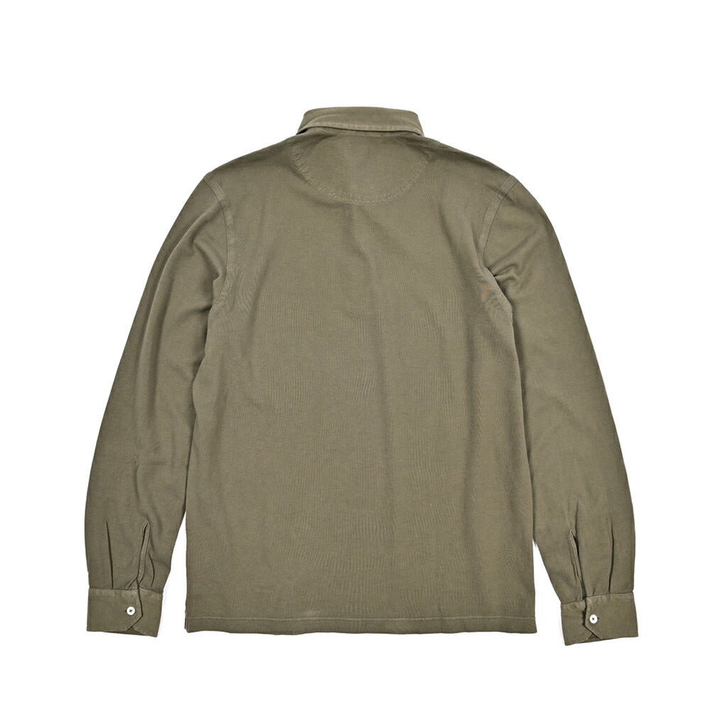 SALE｜GRAN SASSO コットン100% 長袖鹿の子ポロシャツ｜425781｜GUARDAROBA MILANO OFFICIAL STORE