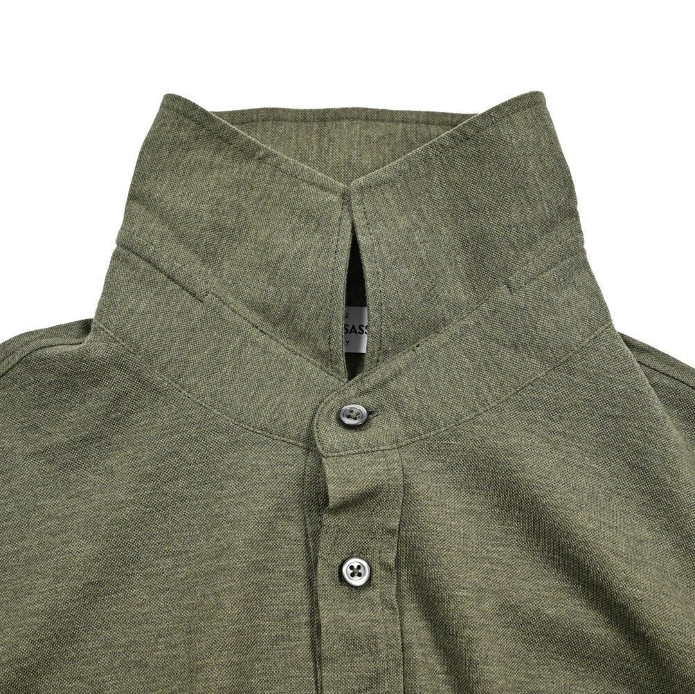 SALE｜GRAN SASSO コットン100% 長袖ジャージーポロシャツ｜425788｜GUARDAROBA MILANO OFFICIAL STORE