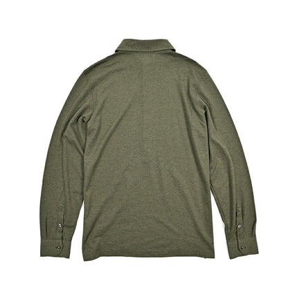 SALE｜GRAN SASSO コットン100% 長袖ジャージーポロシャツ｜425788｜GUARDAROBA MILANO OFFICIAL STORE