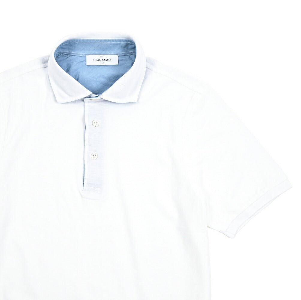 SALE｜GRAN SASSO コットン100% 鹿の子ポロシャツ｜425792 - 48｜GUARDAROBA MILANO OFFICIAL STORE