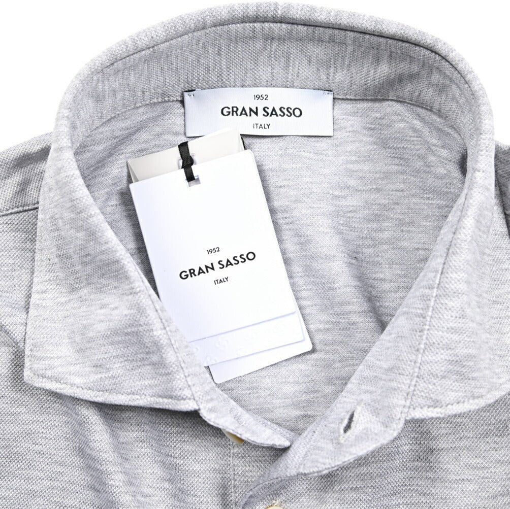 SALE｜GRAN SASSO コットン100% 鹿の子ポロシャツ｜425813 - 48｜GUARDAROBA MILANO OFFICIAL STORE