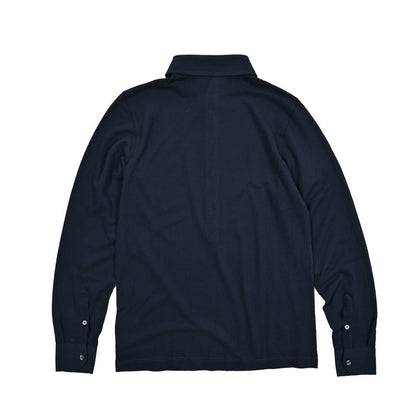 SALE｜GRAN SASSO コットン100% 長袖ジャージーポロシャツ｜425834 - 46｜GUARDAROBA MILANO OFFICIAL STORE