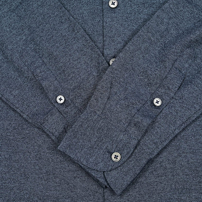 SALE｜GRAN SASSO コットン100% ホリゾンタルカラー鹿の子シャツ｜425934 - 48｜GUARDAROBA MILANO OFFICIAL STORE