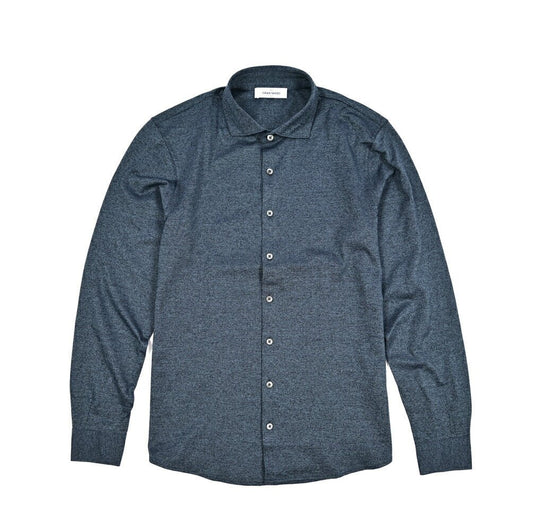 SALE｜GRAN SASSO コットン100% ホリゾンタルカラー鹿の子シャツ｜425934 - 48｜GUARDAROBA MILANO OFFICIAL STORE