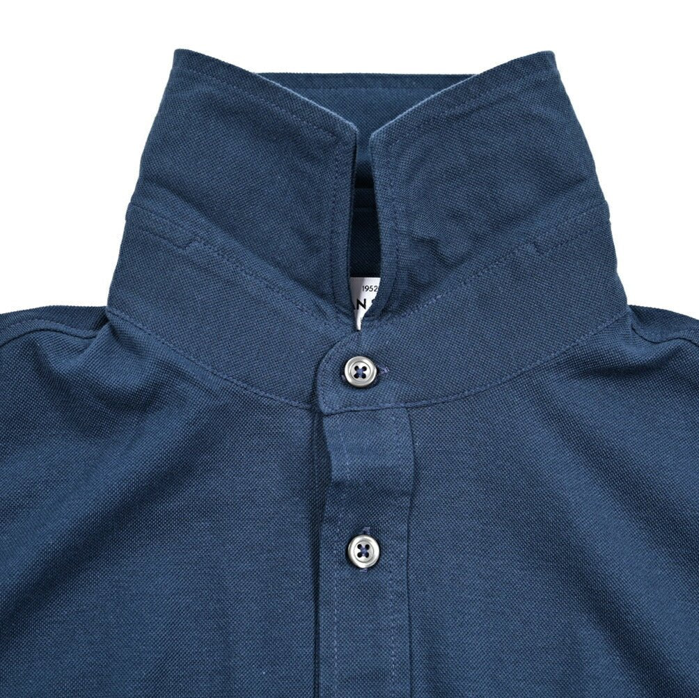 SALE｜GRAN SASSO コットン100% ホリゾンタルカラー鹿の子シャツ｜425939 - 54｜GUARDAROBA MILANO OFFICIAL STORE