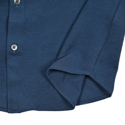 SALE｜GRAN SASSO コットン100% ホリゾンタルカラー鹿の子シャツ｜425939 - 54｜GUARDAROBA MILANO OFFICIAL STORE