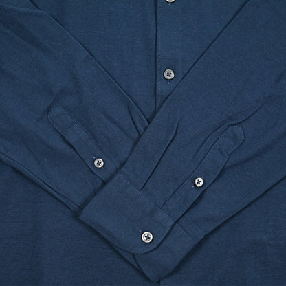 SALE｜GRAN SASSO コットン100% ホリゾンタルカラー鹿の子シャツ｜425939 - 54｜GUARDAROBA MILANO OFFICIAL STORE