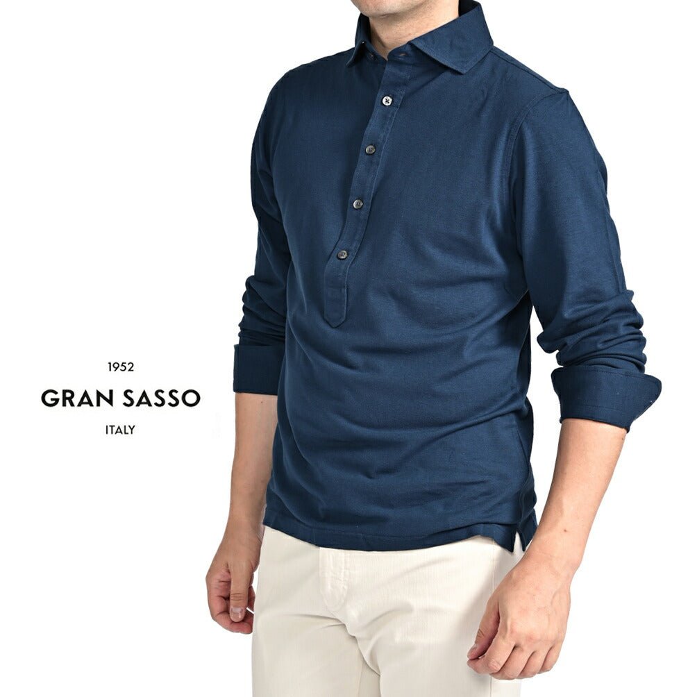 SALE｜GRAN SASSO コットン100% 鹿の子ポロシャツ｜425945 - 58｜GUARDAROBA MILANO OFFICIAL STORE