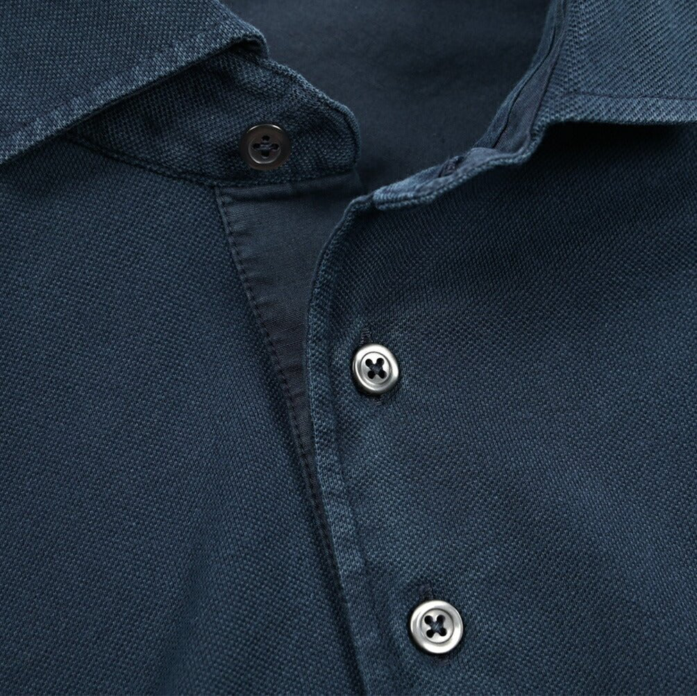 SALE｜GRAN SASSO コットン100% 鹿の子ポロシャツ(製品染め)｜425952 - 50｜GUARDAROBA MILANO OFFICIAL STORE