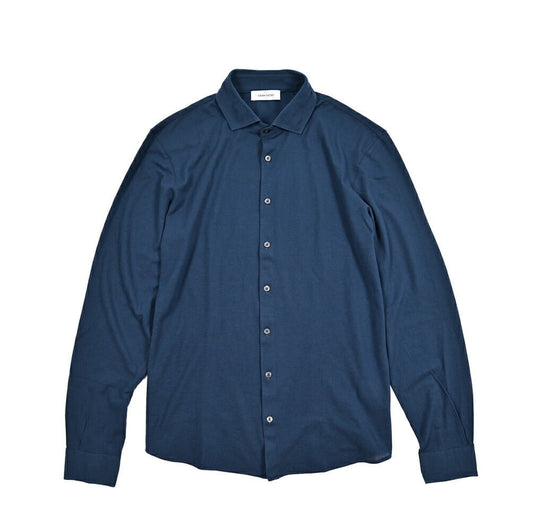 SALE｜GRAN SASSO コットン100% ホリゾンタルカラー鹿の子シャツ｜425973｜GUARDAROBA MILANO OFFICIAL STORE