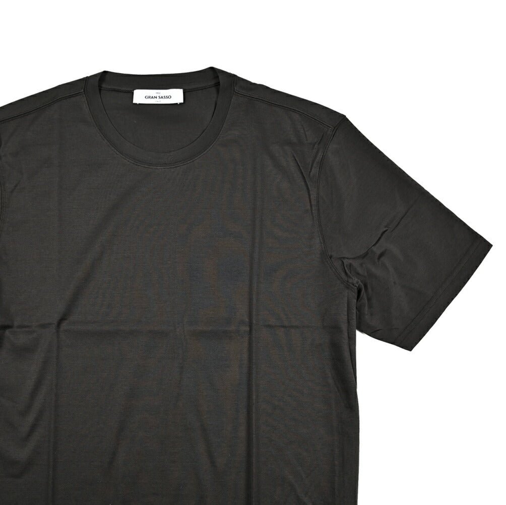 SALE｜GRAN SASSO マーセライズコットン100% クルーネック半袖Tシャツ / FILO SCOZIA｜422581 - 44｜GUARDAROBA MILANO OFFICIAL STORE