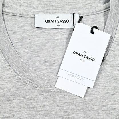 SALE｜GRAN SASSO マーセライズコットン100% クルーネック半袖Tシャツ / FILO SCOZIA｜422650 - 44｜GUARDAROBA MILANO OFFICIAL STORE