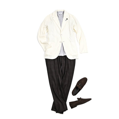 SALE｜GRAN SASSO マーセライズコットン100% クルーネック半袖Tシャツ / FILO SCOZIA｜422650 - 44｜GUARDAROBA MILANO OFFICIAL STORE