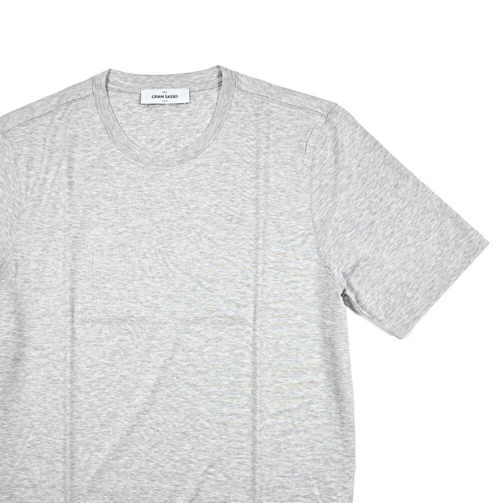 SALE｜GRAN SASSO マーセライズコットン100% クルーネック半袖Tシャツ / FILO SCOZIA｜422650 - 44｜GUARDAROBA MILANO OFFICIAL STORE