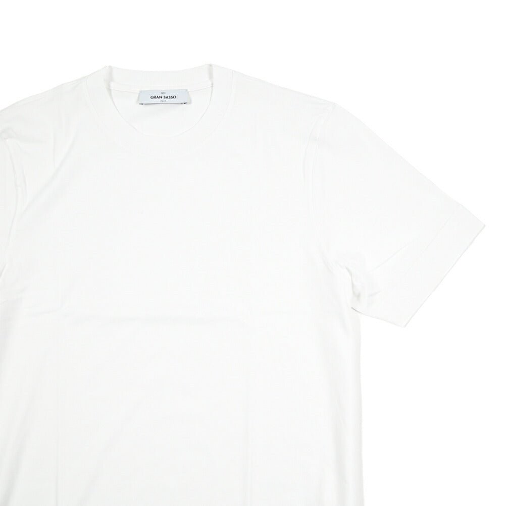 SALE｜GRAN SASSO スムースコットン100% クルーネック半袖Tシャツ｜422809 - 44｜GUARDAROBA MILANO OFFICIAL STORE