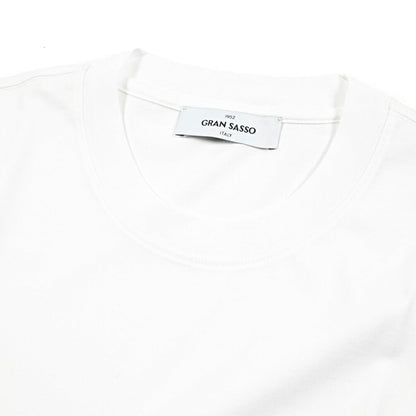 SALE｜GRAN SASSO スムースコットン100% クルーネック半袖Tシャツ｜422809 - 44｜GUARDAROBA MILANO OFFICIAL STORE