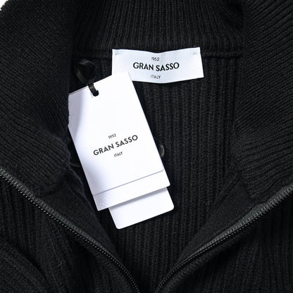 SALE｜GRAN SASSO ヴァージンウールカシミヤ スタンドカラーミドルゲージニットカーディガン｜GUARDAROBA MILANO OFFICIAL STORE