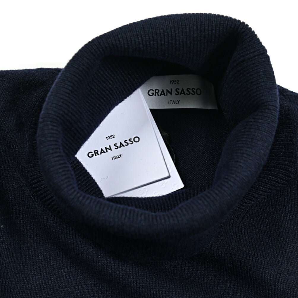 SALE｜GRAN SASSO ヴァージンウールカシミヤ タートルネックニットセーター｜GUARDAROBA MILANO OFFICIAL STORE