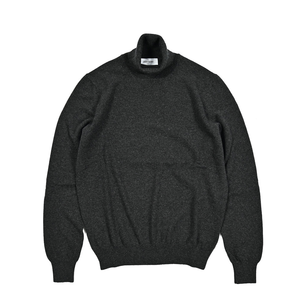 SALE｜GRAN SASSO CASHMERE カシミヤ100% タートルネックハイゲージニットセーター / SLOWEAR｜413722 - A - 46｜GUARDAROBA MILANO OFFICIAL STORE