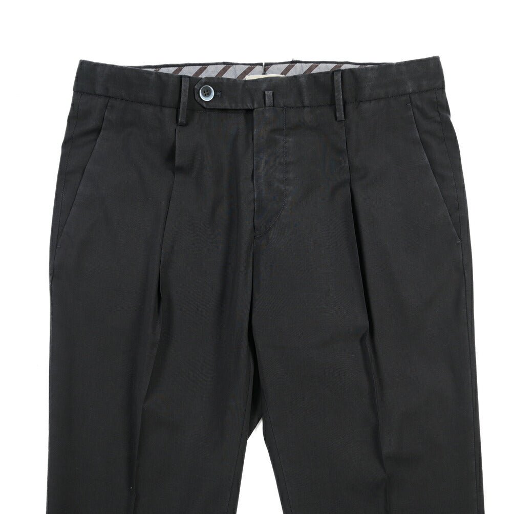 SALE｜GTA “772” ヴァージンウール100% ワンタックスラックス / SLIM FIT ダークネイビー 50 | GUARDAROBA MILANO OFFICIAL STORE