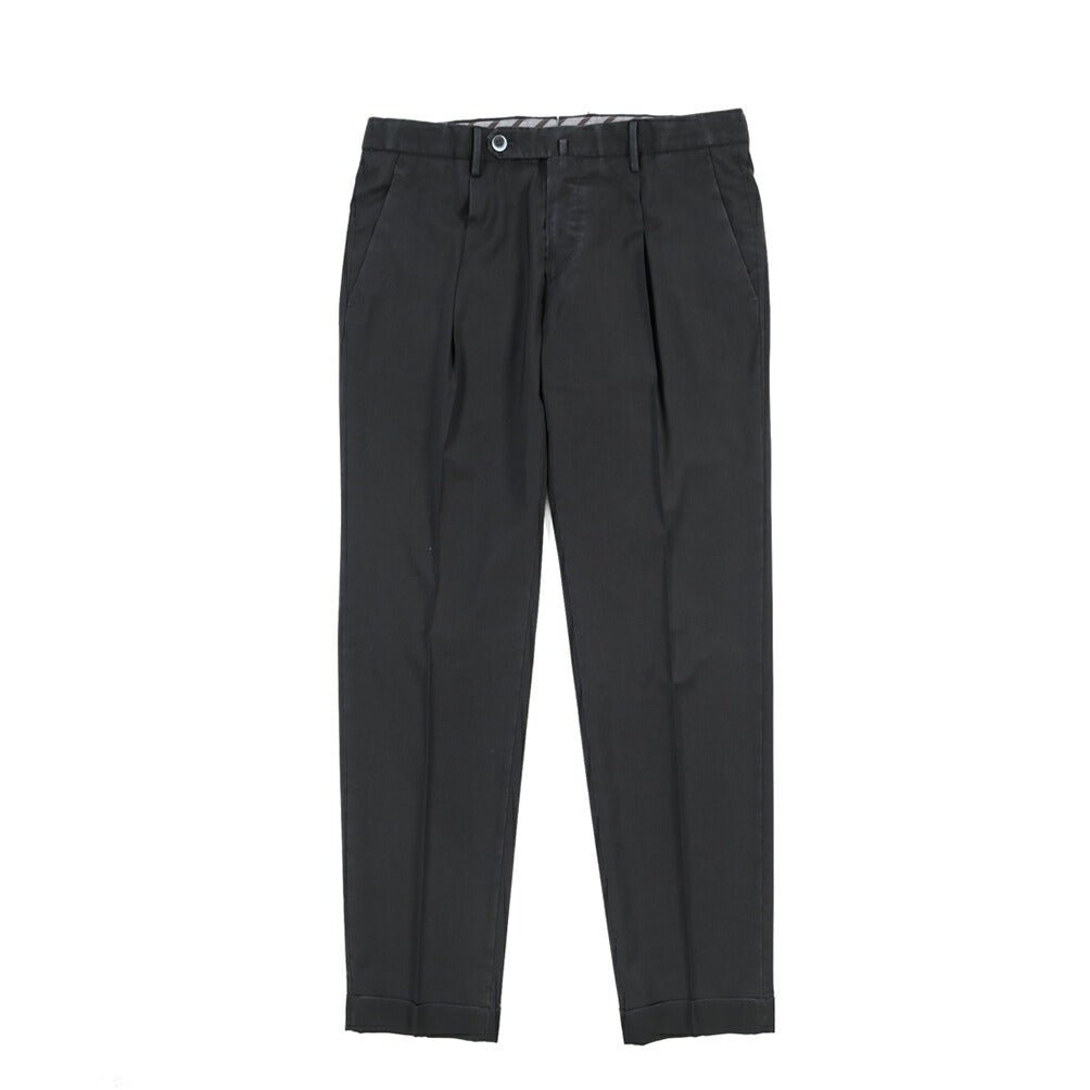 SALE｜GTA “772” ヴァージンウール100% ワンタックスラックス / SLIM FIT ダークネイビー 50 | GUARDAROBA MILANO OFFICIAL STORE