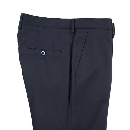 SALE｜GTA “772” ウールヴァージンウール100% ワンタックスラックス / SLIM FIT ネイビー 48 | GUARDAROBA MILANO OFFICIAL STORE
