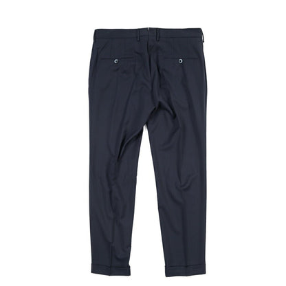 SALE｜GTA “772” ウールヴァージンウール100% ワンタックスラックス / SLIM FIT ネイビー 48 | GUARDAROBA MILANO OFFICIAL STORE
