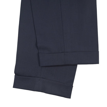 SALE｜GTA “772” ウールヴァージンウール100% ワンタックスラックス / SLIM FIT ネイビー 48 | GUARDAROBA MILANO OFFICIAL STORE
