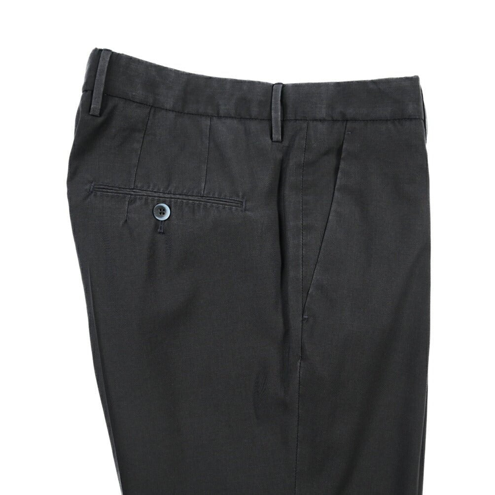 SALE｜GTA “772” ヴァージンウール100% ワンタックスラックス / SLIM FIT ネイビー 48 | GUARDAROBA MILANO OFFICIAL STORE