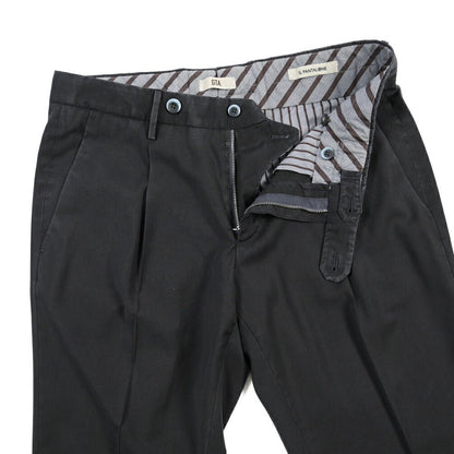 SALE｜GTA “772” ヴァージンウール100% ワンタックスラックス / SLIM FIT ネイビー 48 | GUARDAROBA MILANO OFFICIAL STORE