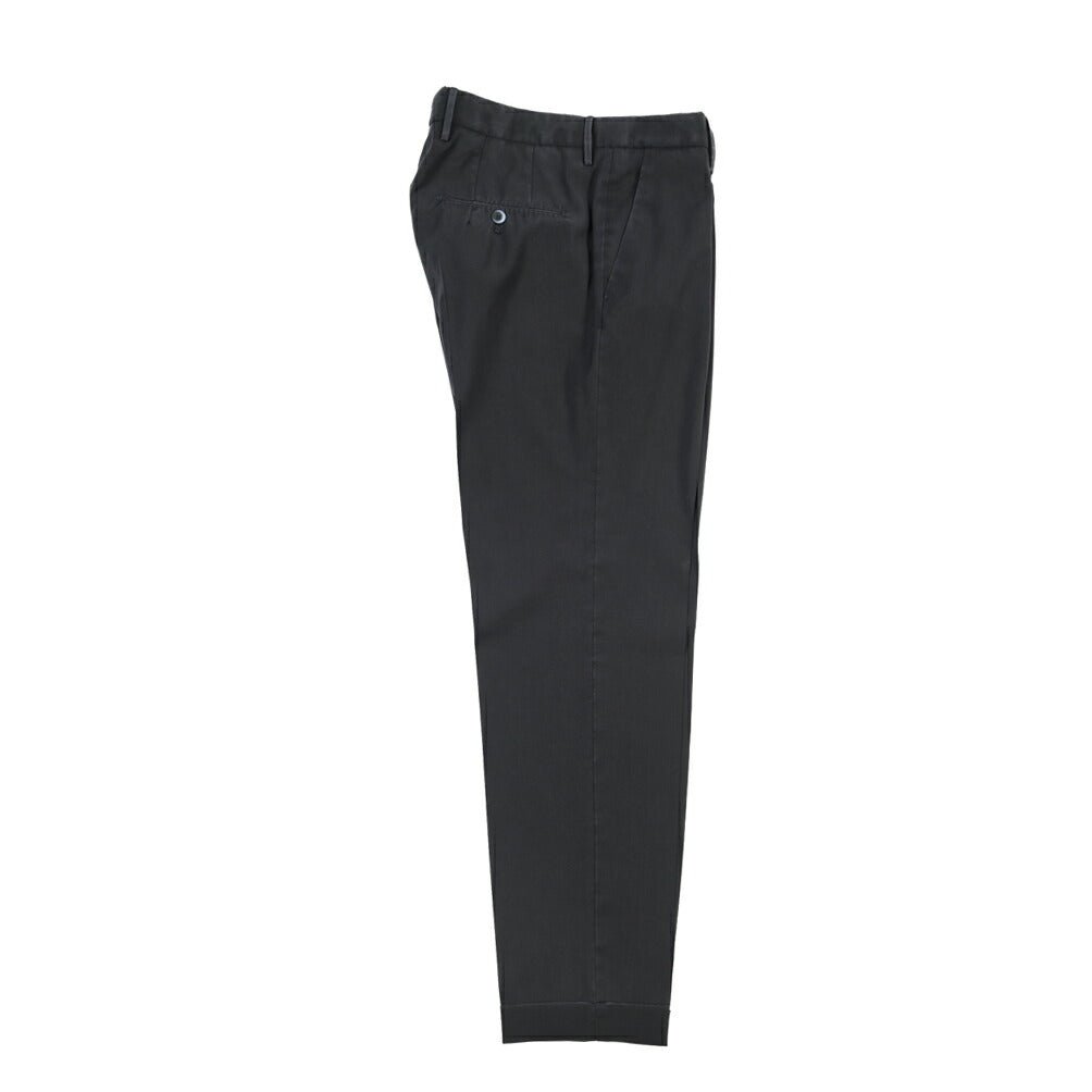 SALE｜GTA “772” ヴァージンウール100% ワンタックスラックス / SLIM FIT ネイビー 48 | GUARDAROBA MILANO OFFICIAL STORE