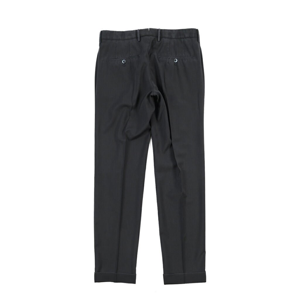 SALE｜GTA “772” ヴァージンウール100% ワンタックスラックス / SLIM FIT ネイビー 48 | GUARDAROBA MILANO OFFICIAL STORE
