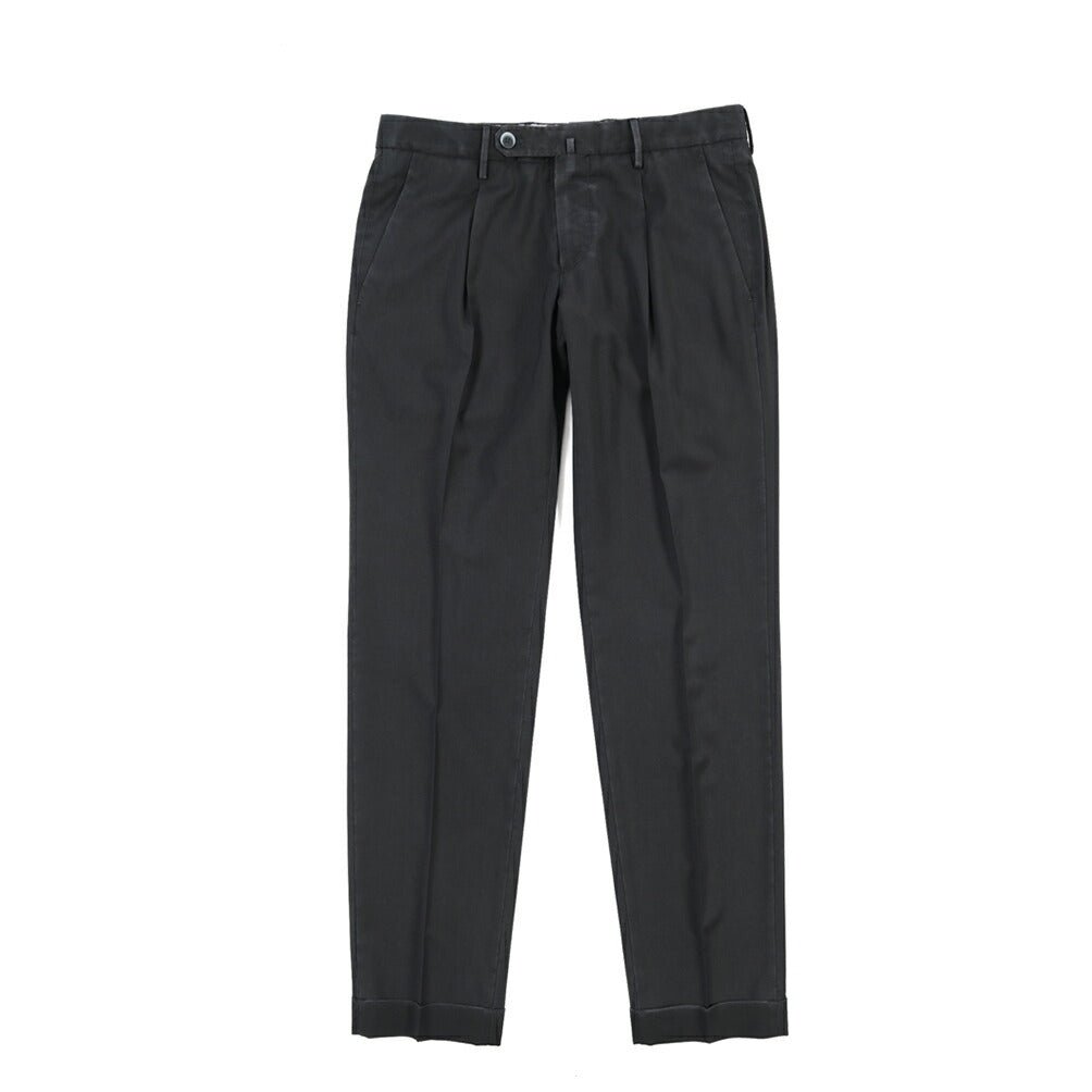 SALE｜GTA “772” ヴァージンウール100% ワンタックスラックス / SLIM FIT ネイビー 48 | GUARDAROBA MILANO OFFICIAL STORE
