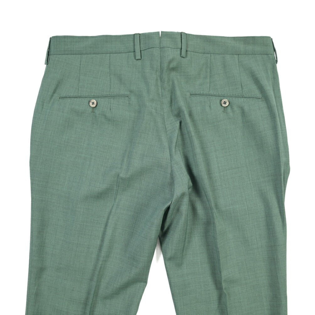 SALE｜GTA “772” ヴァージンウール100% ワンタックスラックス / SLIM FIT グリーン 50 | GUARDAROBA MILANO OFFICIAL STORE