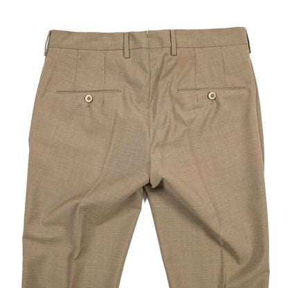 SALE｜GTA “772” ウール100% ワンタックスラックス / SLIM FIT ライトブラウン 44 | GUARDAROBA MILANO OFFICIAL STORE