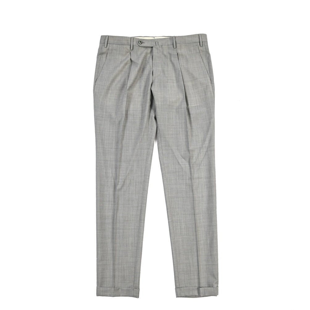 SALE｜GTA “772 L” ウール100% ワンタックスラックス / SLIM FIT グレー 44 | GUARDAROBA MILANO OFFICIAL STORE