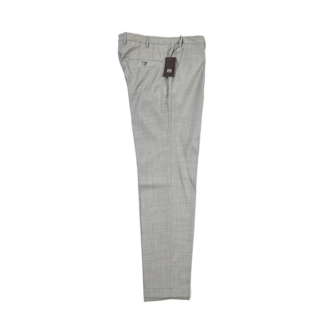SALE｜GTA “772 L” ウール100% ワンタックスラックス / SLIM FIT グレー 44 | GUARDAROBA MILANO OFFICIAL STORE