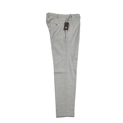 SALE｜GTA “772 L” ウール100% ワンタックスラックス / SLIM FIT グレー 44 | GUARDAROBA MILANO OFFICIAL STORE