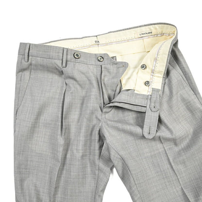 SALE｜GTA “772 L” ウール100% ワンタックスラックス / SLIM FIT グレー 44 | GUARDAROBA MILANO OFFICIAL STORE
