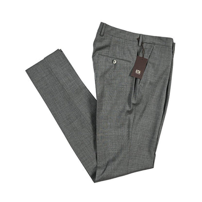 SALE｜GTA “772 L” ウール100% ワンタックスラックス / SLIM FIT グレー 46 | GUARDAROBA MILANO OFFICIAL STORE